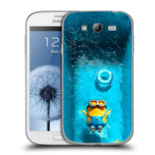 Дизайнерский пластиковый чехол для Samsung Galaxy Grand Миньоны