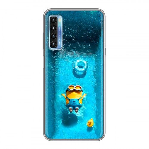 Дизайнерский силиконовый чехол для TCL 20L Миньоны