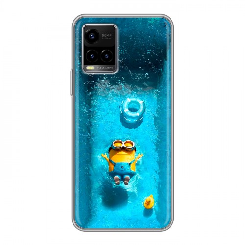 Дизайнерский силиконовый чехол для Vivo Y33s Миньоны