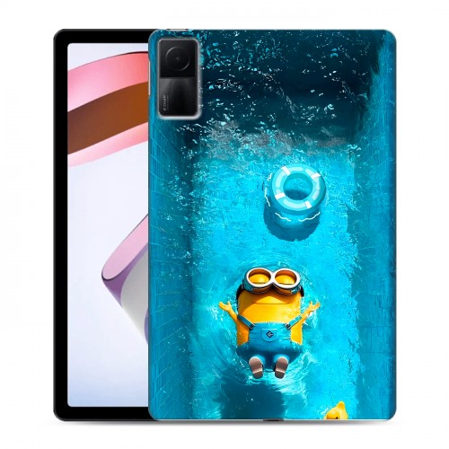 Дизайнерский силиконовый чехол для Xiaomi RedMi Pad Миньоны