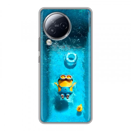 Дизайнерский силиконовый чехол для Xiaomi Civi 3 Миньоны