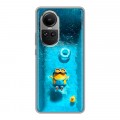 Дизайнерский силиконовый чехол для OPPO Reno10 Миньоны