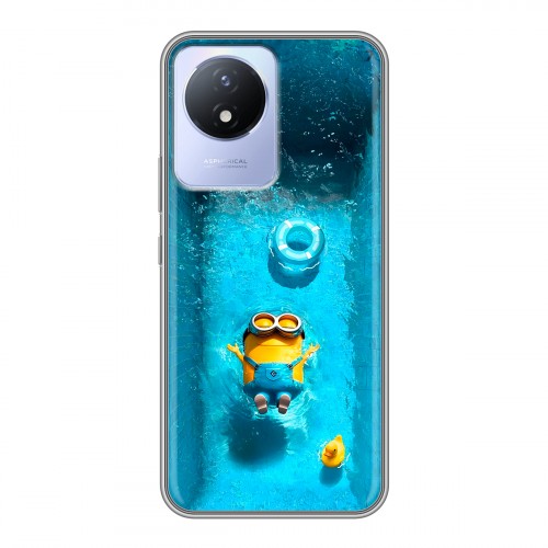 Дизайнерский силиконовый чехол для Vivo Y11 (2023) Миньоны