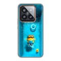Дизайнерский силиконовый чехол для Xiaomi 14 Pro Миньоны