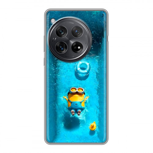 Дизайнерский силиконовый чехол для OnePlus 12 Миньоны