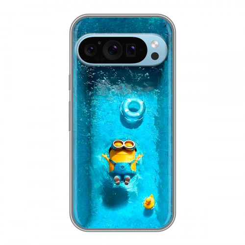 Дизайнерский силиконовый чехол для Google Pixel 9 Миньоны