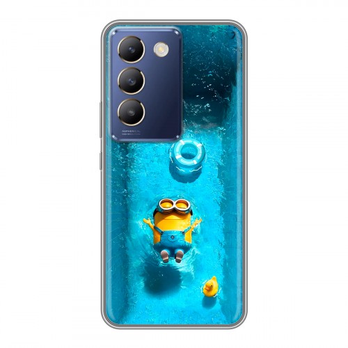 Дизайнерский силиконовый чехол для Vivo V30 Lite Миньоны