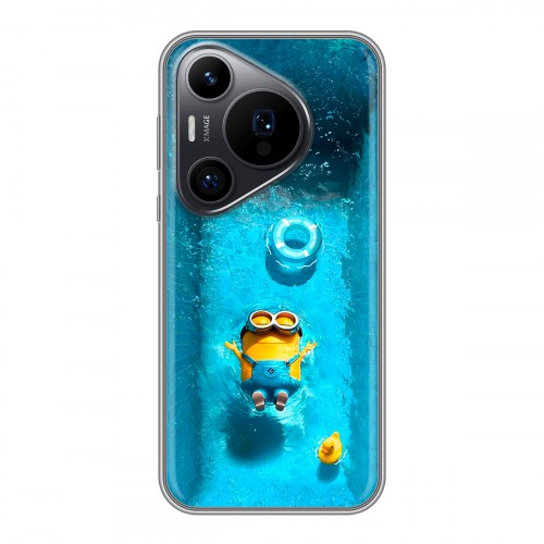 Дизайнерский силиконовый чехол для Huawei Pura 70 Pro Миньоны