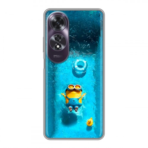 Дизайнерский силиконовый чехол для OPPO A60 Миньоны