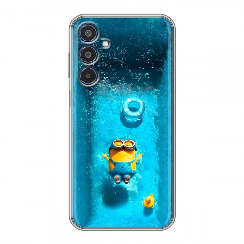 Дизайнерский силиконовый чехол для Samsung Galaxy M35 Миньоны