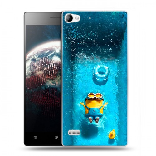Дизайнерский пластиковый чехол для Lenovo Vibe X2 Миньоны