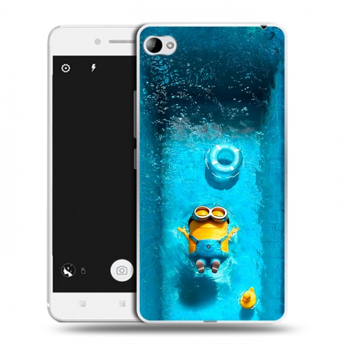 Дизайнерский пластиковый чехол для Lenovo S90 Миньоны