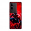 Дизайнерский силиконовый с усиленными углами чехол для Vivo V29 Spiderman Человек паук