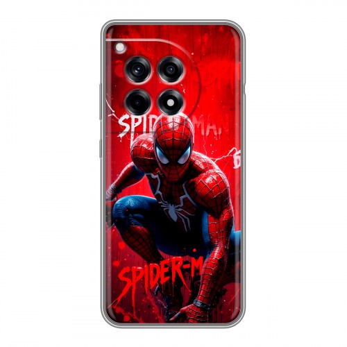 Дизайнерский силиконовый чехол для OnePlus Ace 3 Spiderman Человек паук