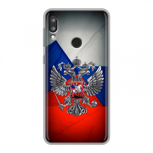 Дизайнерский силиконовый чехол для Lenovo K5 Pro Флаг России