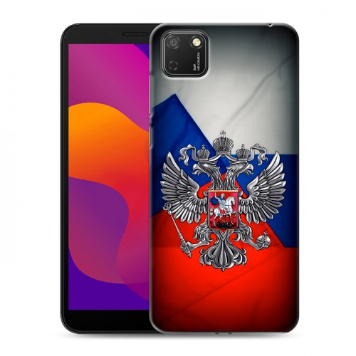 Дизайнерский силиконовый чехол для Huawei Honor 9S Флаг России