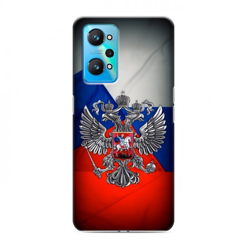 Дизайнерский силиконовый чехол для Realme GT Neo 2 Флаг России