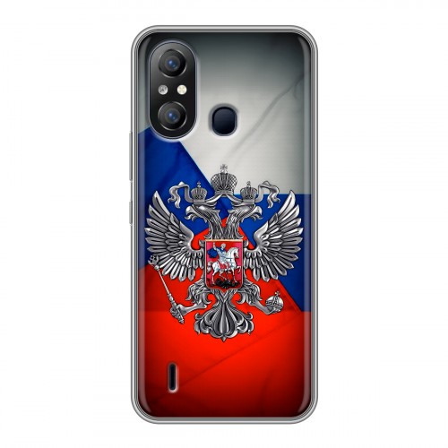 Дизайнерский силиконовый чехол для Itel A49 Флаг России