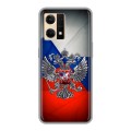 Дизайнерский силиконовый чехол для OPPO Reno7 Флаг России