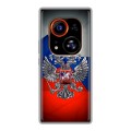 Дизайнерский силиконовый чехол для Tecno Phantom X2 Pro Флаг России