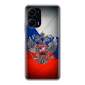 Дизайнерский силиконовый чехол для XIaomi Poco F5 Флаг России
