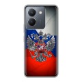 Дизайнерский силиконовый чехол для Vivo Y36 Флаг России