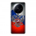 Дизайнерский силиконовый чехол для Xiaomi 12S Ultra Флаг России