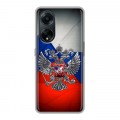 Дизайнерский силиконовый чехол для OPPO A98 Флаг России