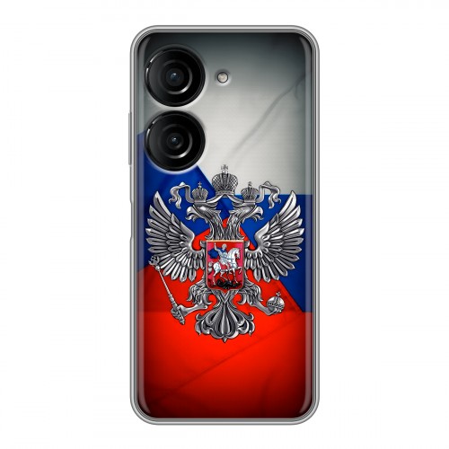Дизайнерский силиконовый чехол для ASUS ZenFone 9 Флаг России