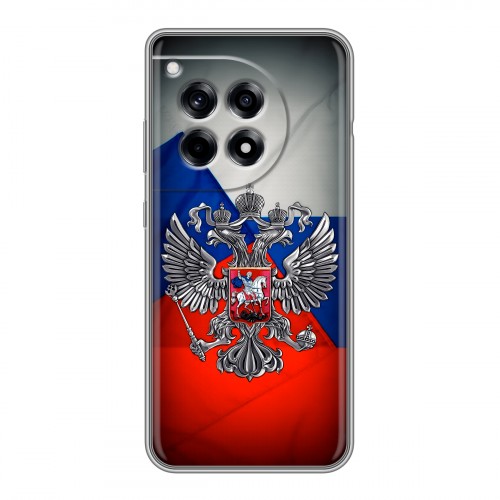 Дизайнерский силиконовый чехол для OnePlus Ace 3 Флаг России