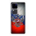 Дизайнерский силиконовый чехол для Vivo V30 Pro Флаг России