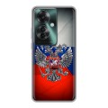 Дизайнерский силиконовый чехол для Oppo Reno 11F Флаг России