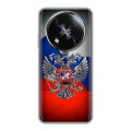 Дизайнерский силиконовый чехол для Itel RS4 Флаг России