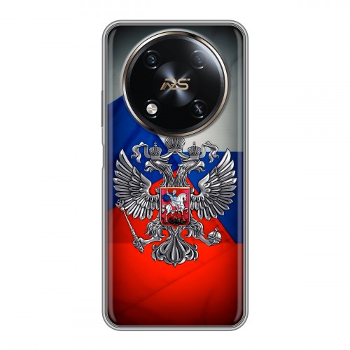 Дизайнерский силиконовый чехол для Itel RS4 Флаг России