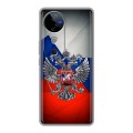 Дизайнерский силиконовый чехол для Vivo V40 5G Флаг России