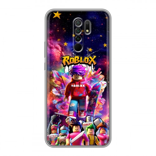 Дизайнерский силиконовый чехол для Xiaomi RedMi 9 Roblox Роблокс