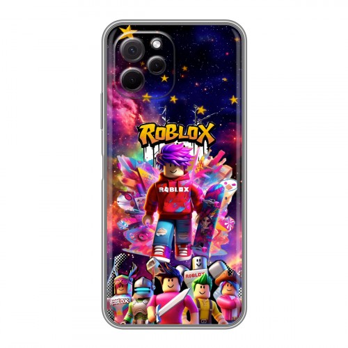 Дизайнерский пластиковый чехол для Huawei Nova Y61 Roblox Роблокс