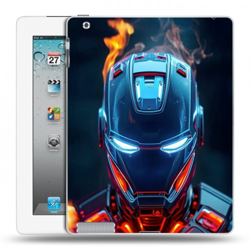 Дизайнерский пластиковый чехол для Ipad 2/3/4 IronMan Железный человек