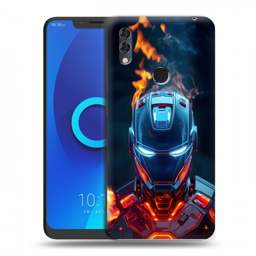 Дизайнерский силиконовый чехол для Alcatel 5V IronMan Железный человек