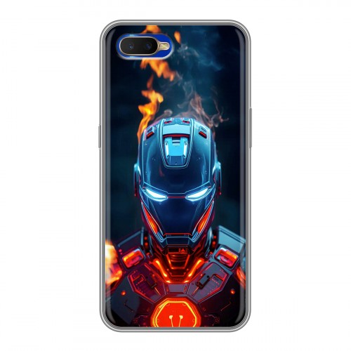 Дизайнерский силиконовый чехол для OPPO RX17 Neo IronMan Железный человек