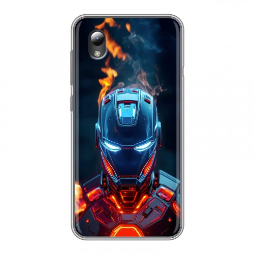 Дизайнерский силиконовый чехол для ZTE Blade A3 (2019) IronMan Железный человек