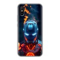 Дизайнерский силиконовый чехол для Xiaomi RedMi 9A IronMan Железный человек