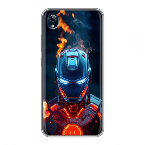 Дизайнерский силиконовый чехол для Vivo Y91C IronMan Железный человек