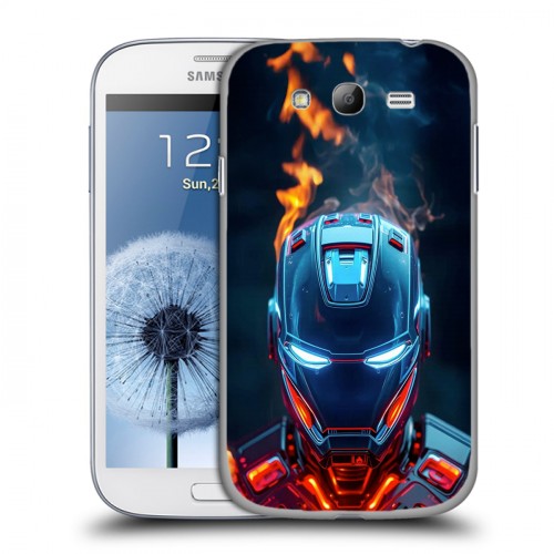 Дизайнерский пластиковый чехол для Samsung Galaxy Grand IronMan Железный человек