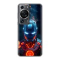 Дизайнерский силиконовый чехол для Huawei P60 IronMan Железный человек