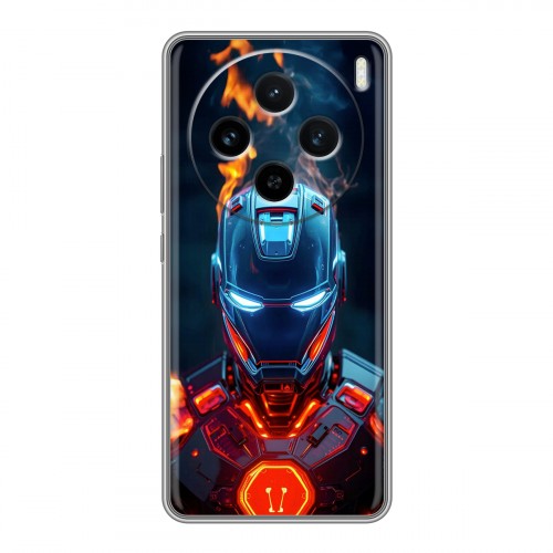 Дизайнерский силиконовый чехол для Vivo X100 IronMan Железный человек