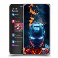 Дизайнерский пластиковый чехол для Nokia X IronMan Железный человек