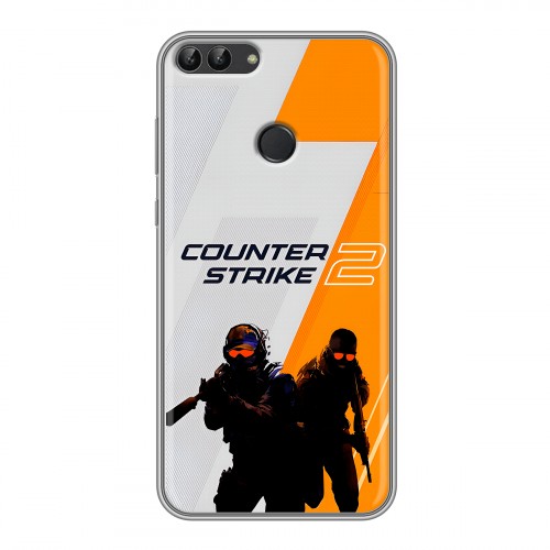 Дизайнерский силиконовый чехол для Huawei P Smart Counter Strike