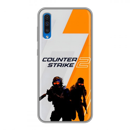 Дизайнерский пластиковый чехол для Samsung Galaxy A50 Counter Strike