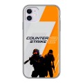 Дизайнерский силиконовый чехол для Iphone 11 Counter Strike